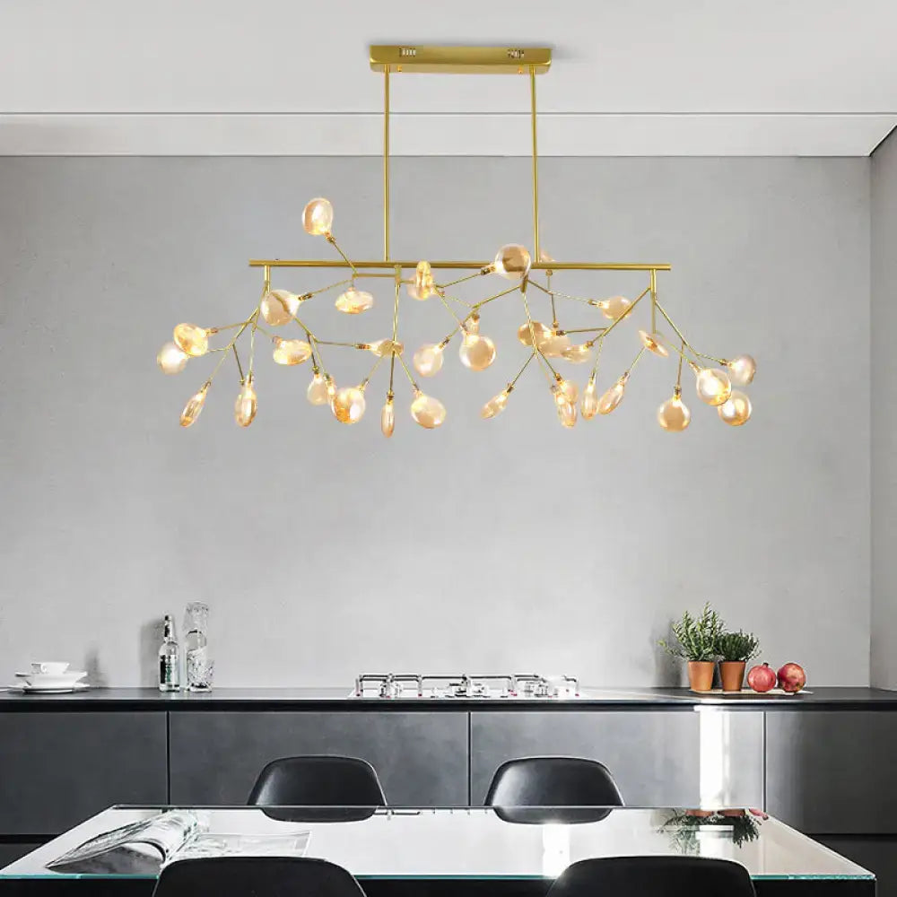 Gold Firefly Island Chandelier