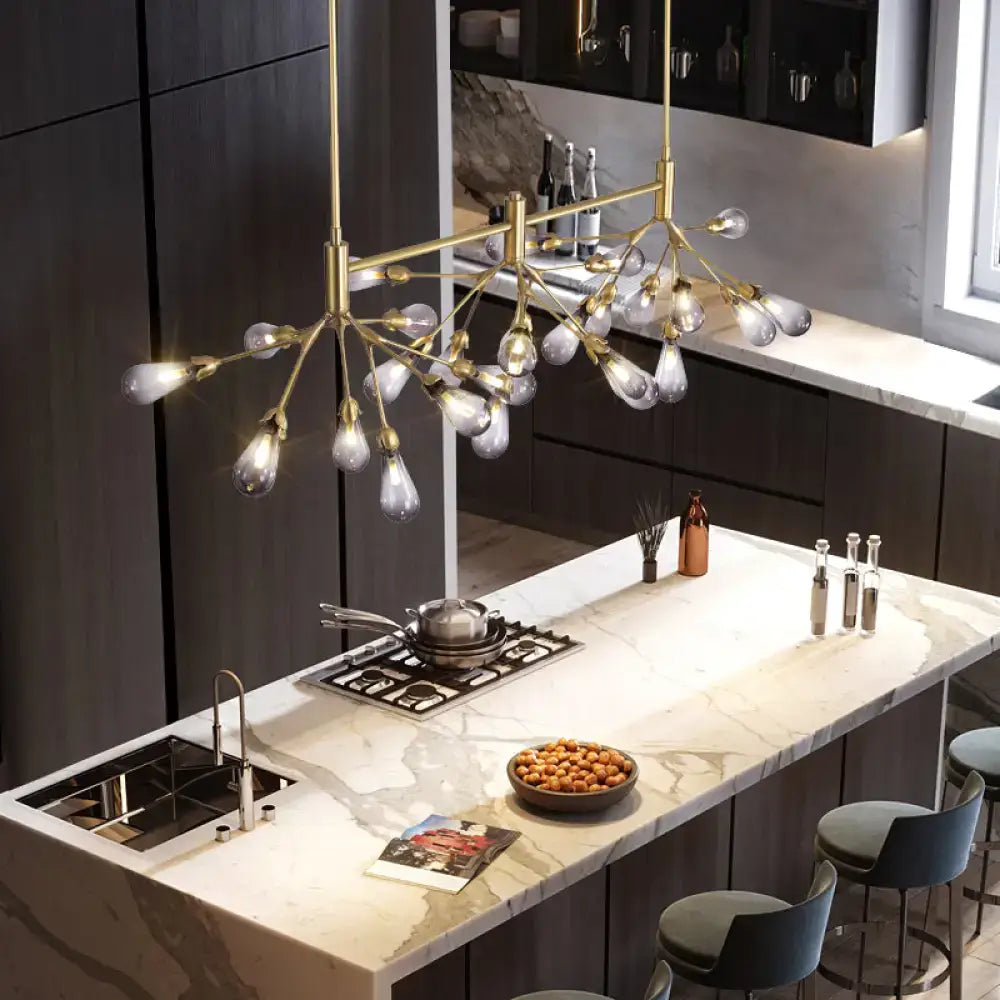 Brass Firefly Chandelier