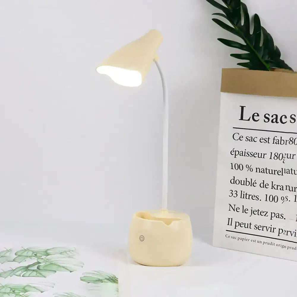 Cream LED Desk Lamp