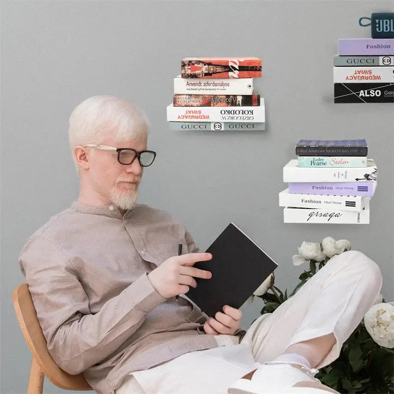 Black White Floating Shelf