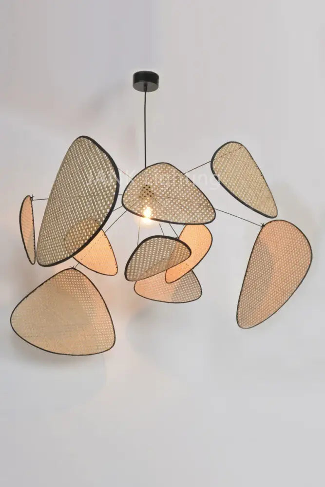 Natural Rattan Chandelier