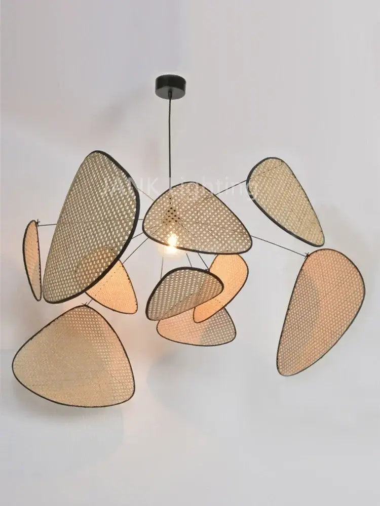 Natural Rattan Chandelier