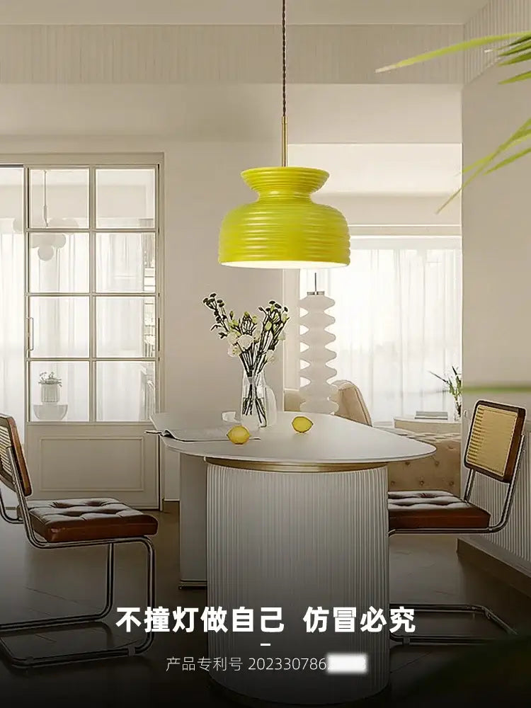 Off-White Minimalist Chandelier