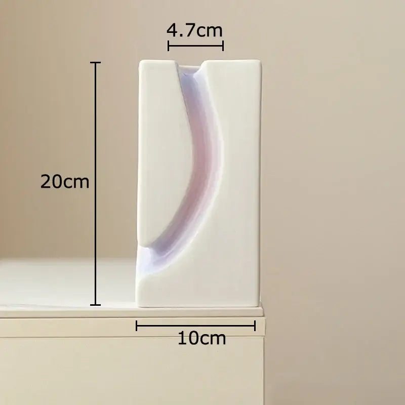 Purple Gradient Ceramic Vase