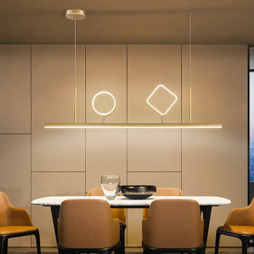 Gold Island Pendant Light