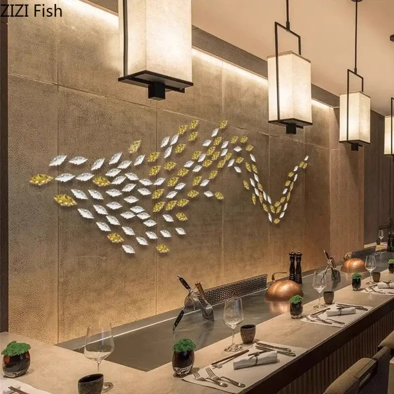 Metallic Fish Wall Art