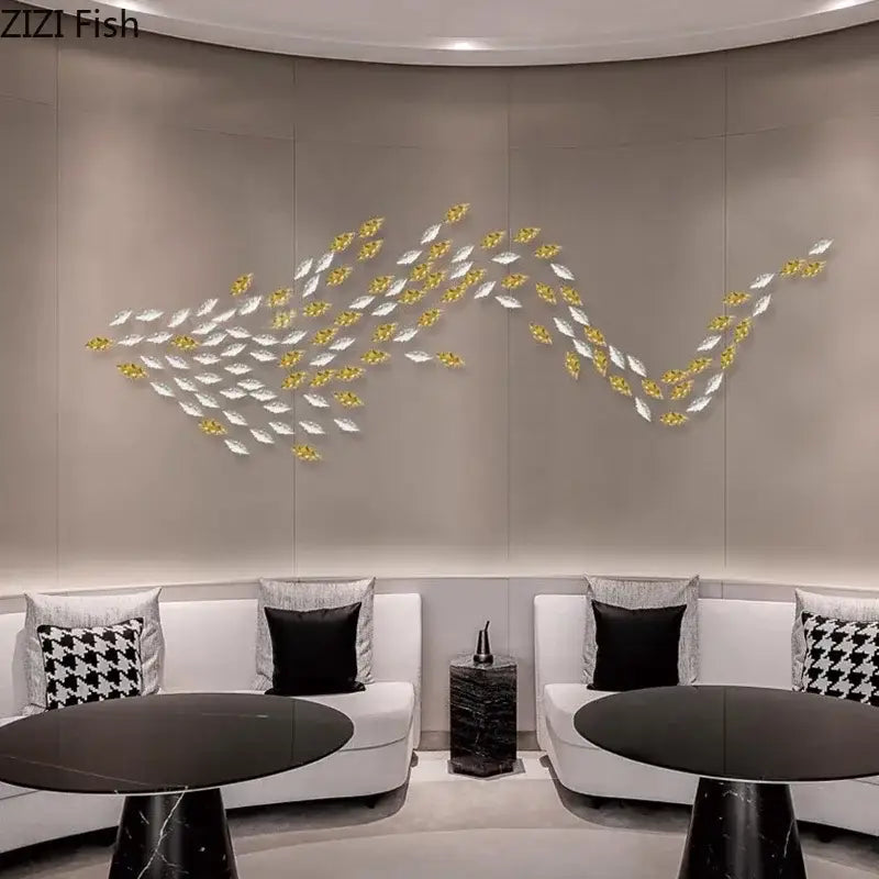 Metallic Fish Wall Art