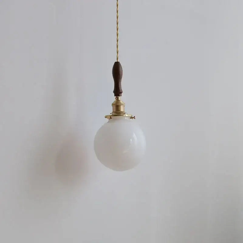 Walnut Copper Pendant Lamp
