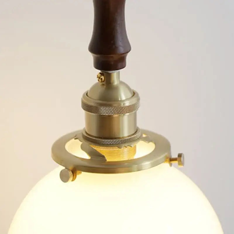 Walnut Copper Pendant Lamp