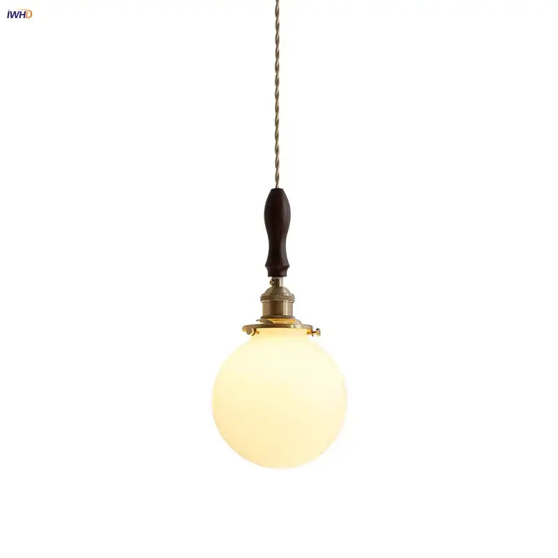 Walnut Copper Pendant Lamp