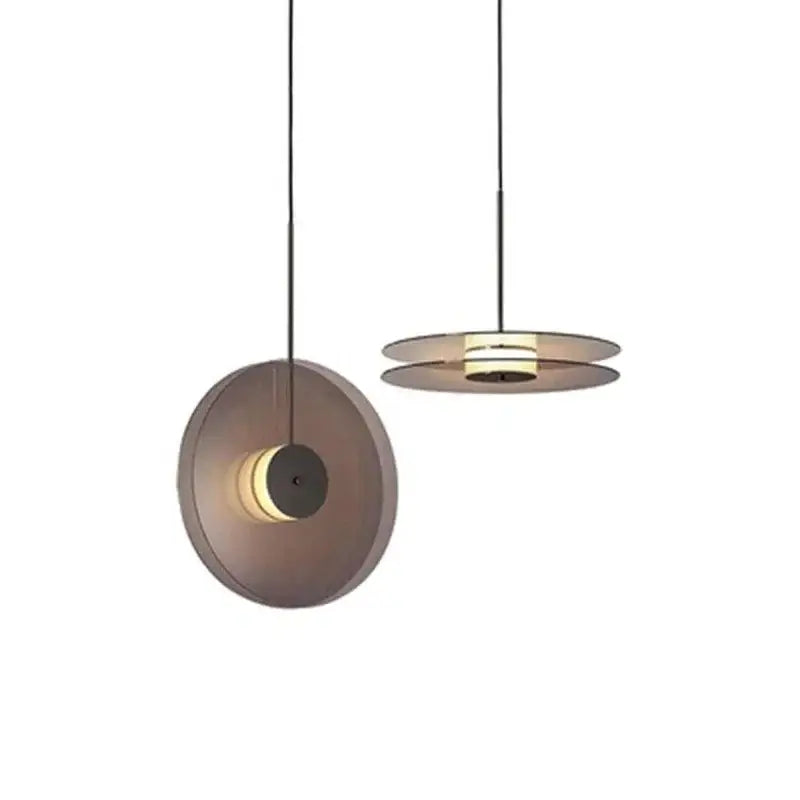 Gold Glass Art Chandelier