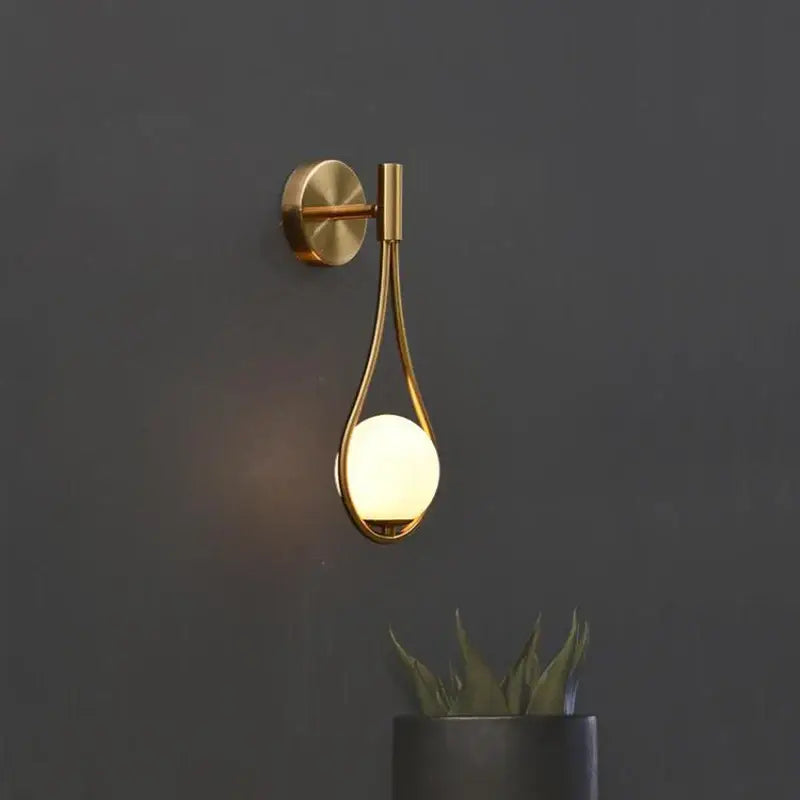 Brass Wall Lamp