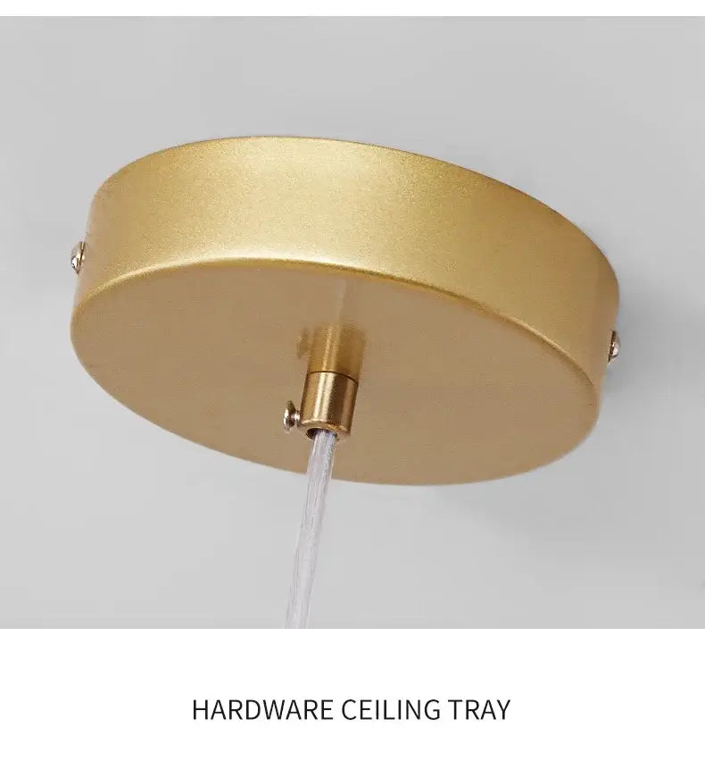 Black Frosted Glass Chandelier