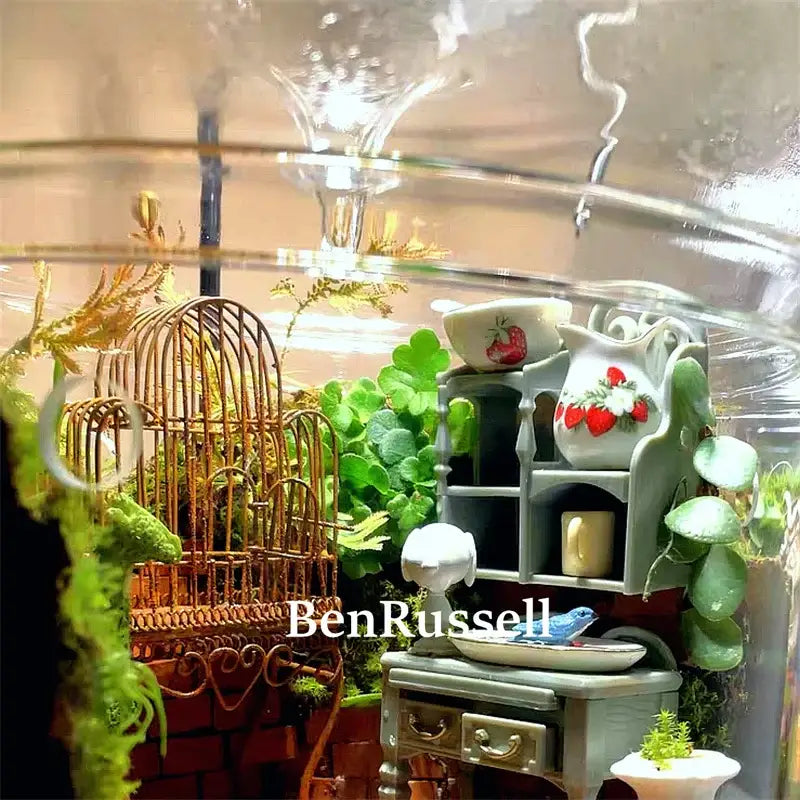 Glass Moss Terrarium Vase