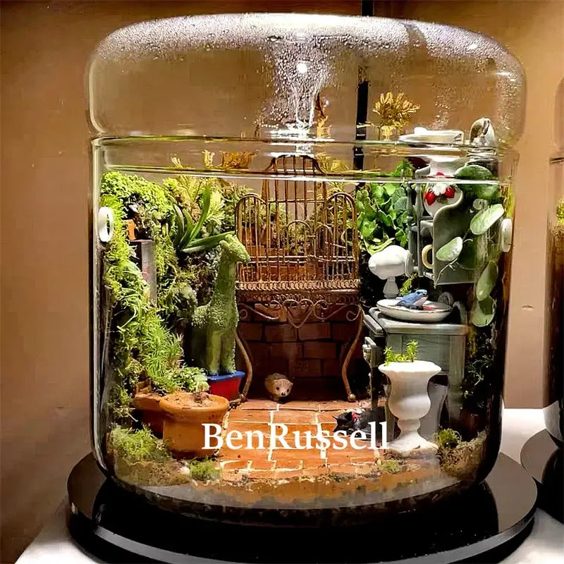 Glass Moss Terrarium Vase