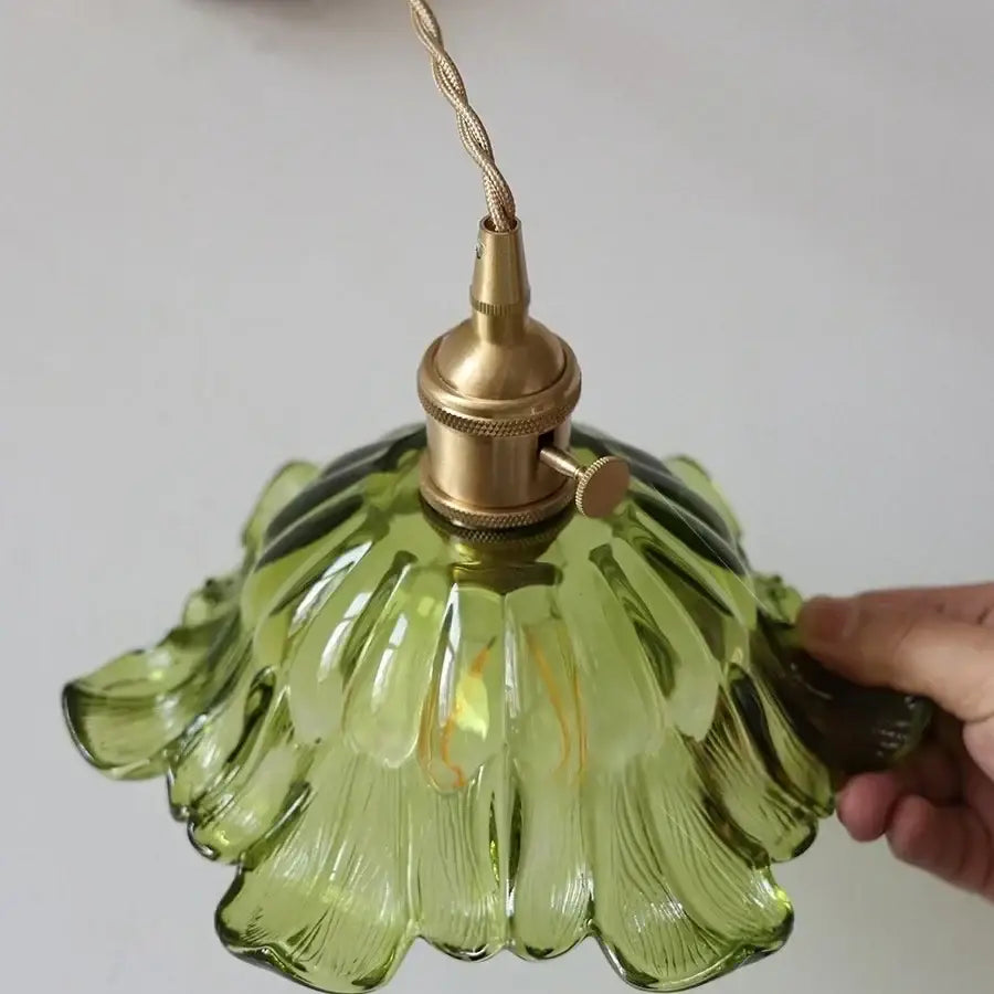 Brass Flower Wall Sconce