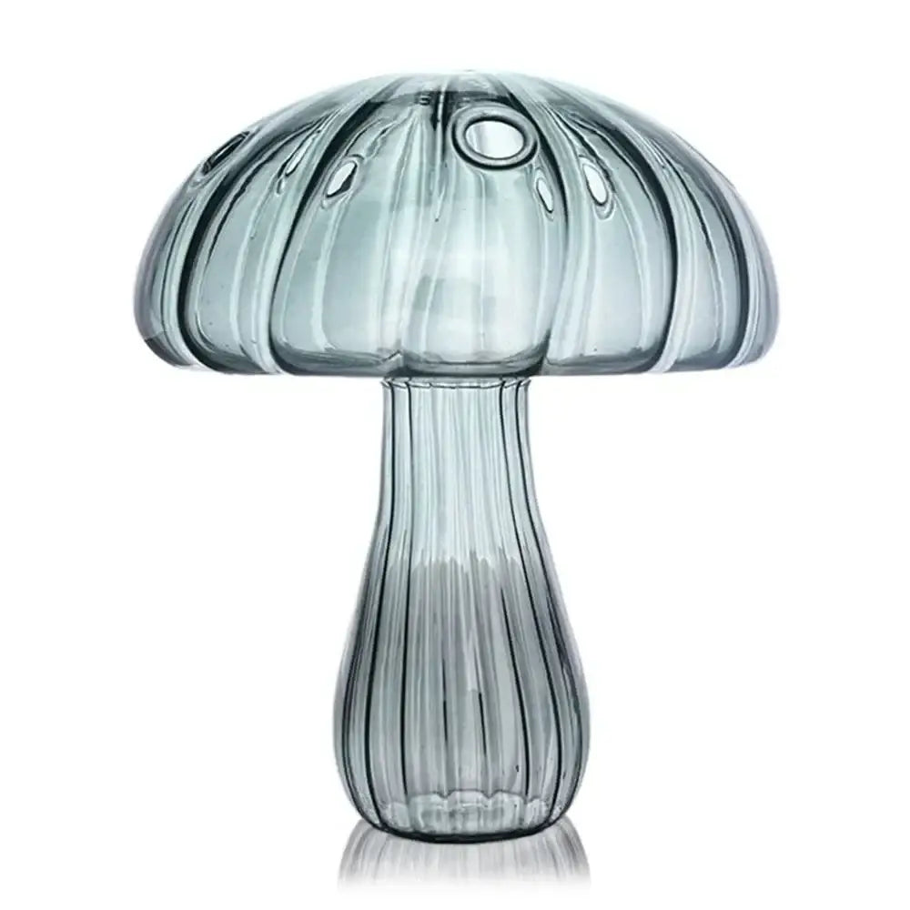 Colorful Mushroom Glass Vase