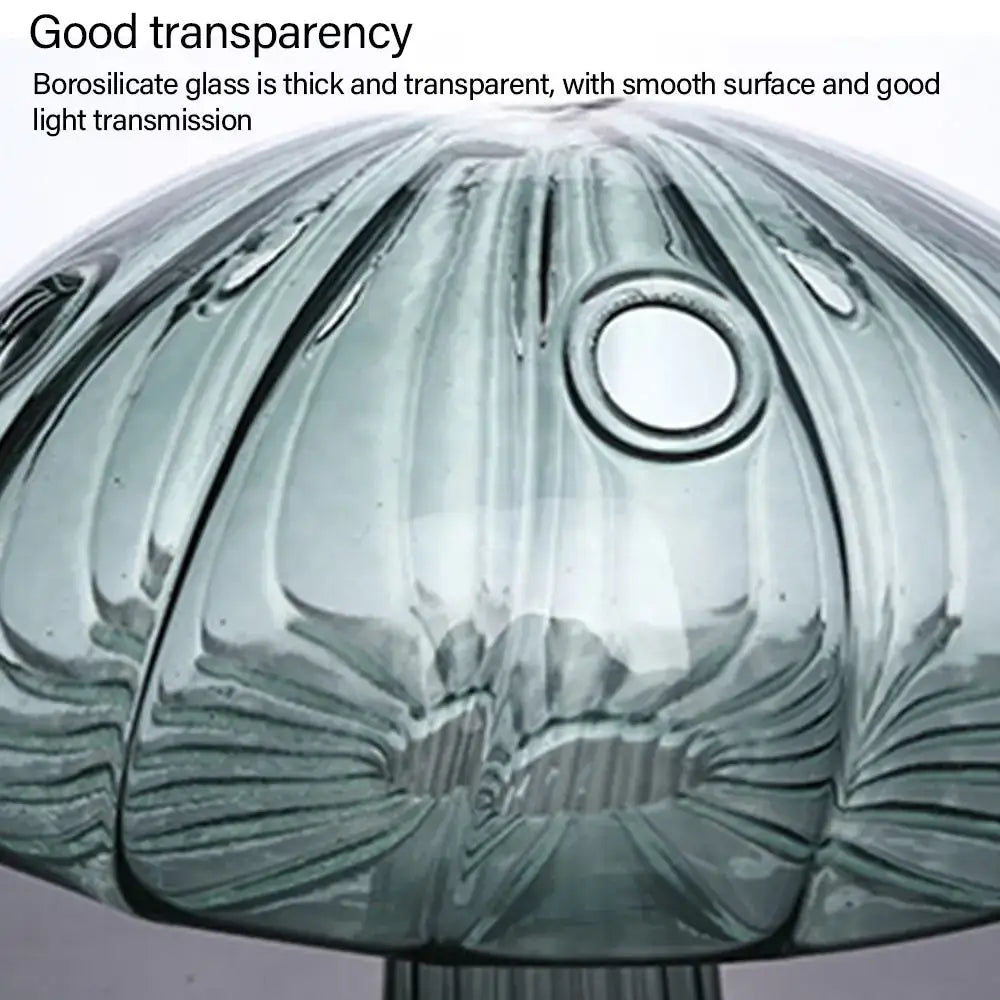 Translucent Glass Mushroom Vase