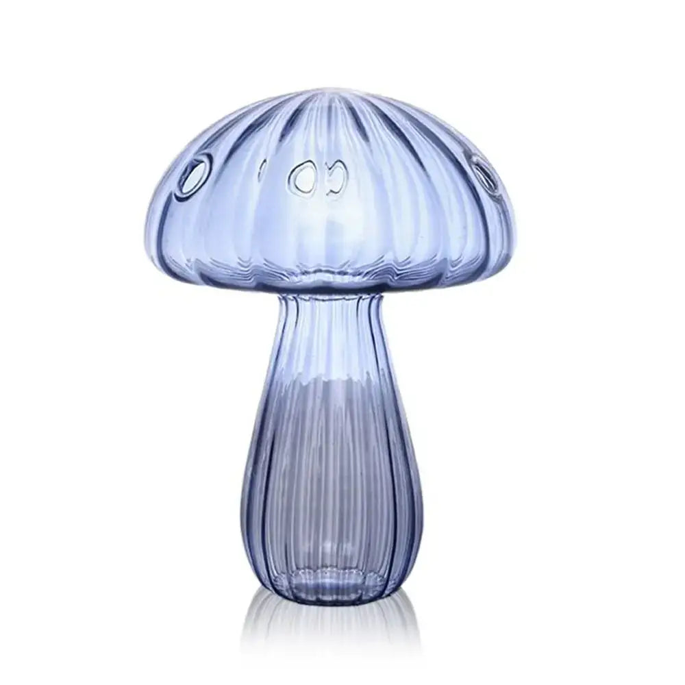 Translucent Glass Mushroom Vase