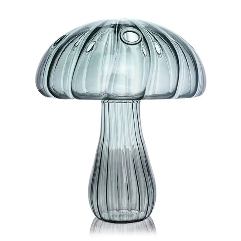 Translucent Glass Mushroom Vase