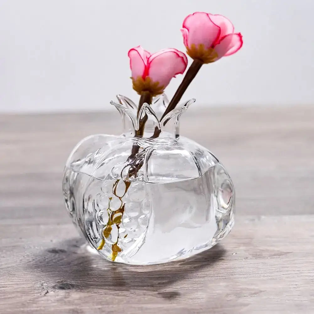Pomegranate Glass Vase