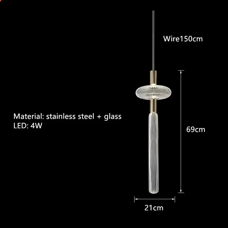 Glass Starburst LED Chandelier