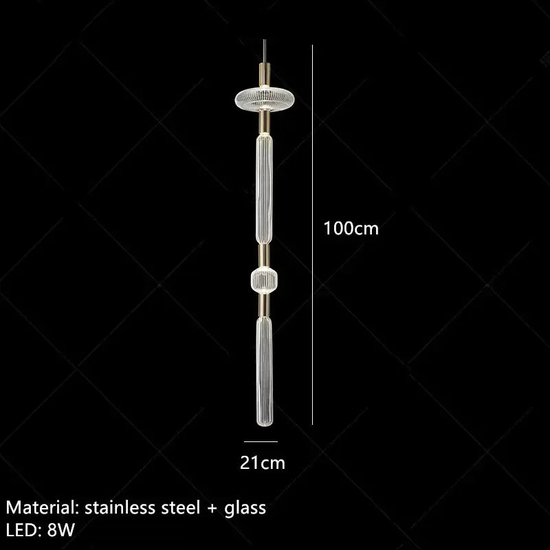 Glass Starburst LED Chandelier