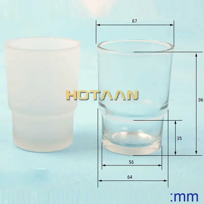 Matte Glass Tumbler Holder