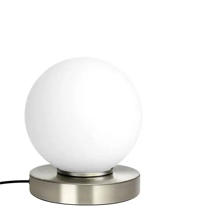 USB Frosted Glass Bedside Lamp