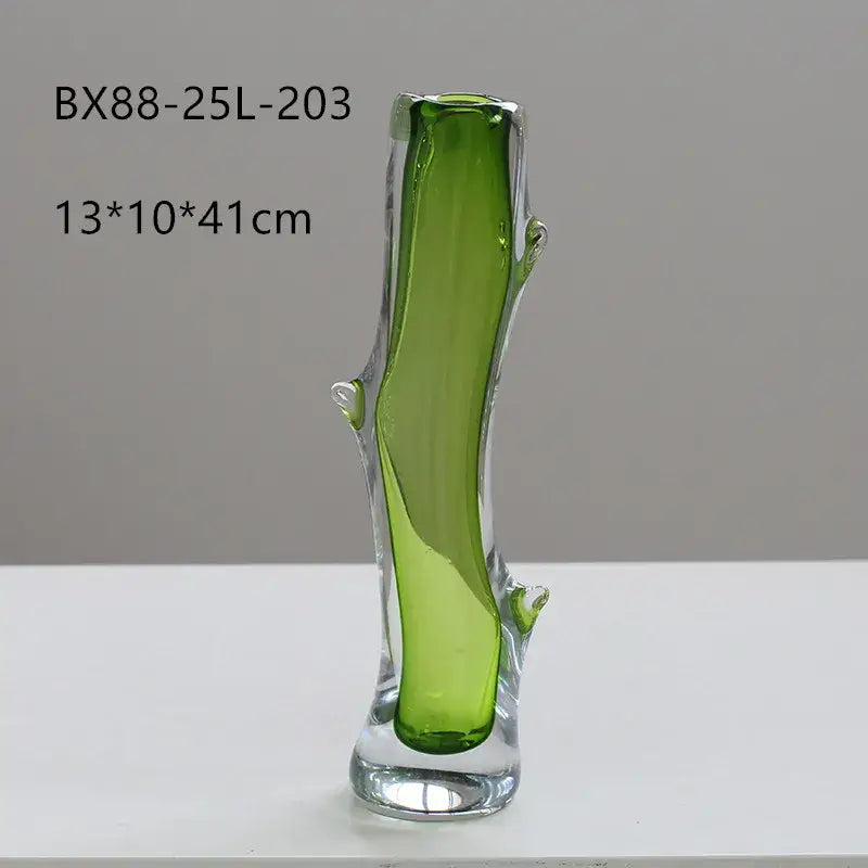 Fork Shape Glass Vase