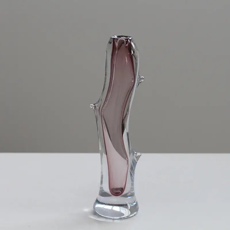Fork Shape Glass Vase