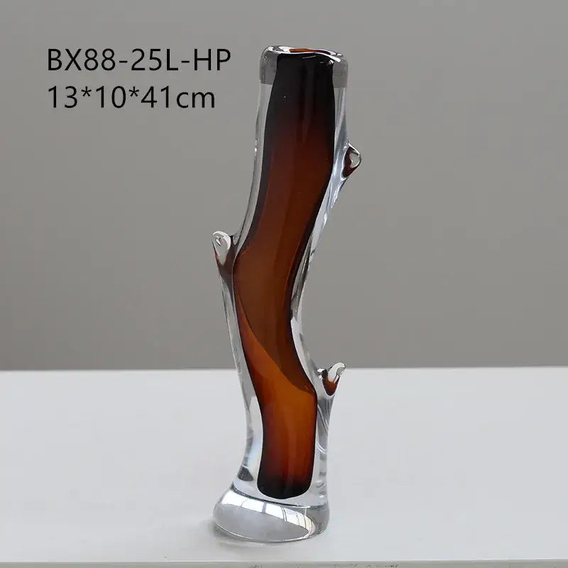 Fork Shape Glass Vase