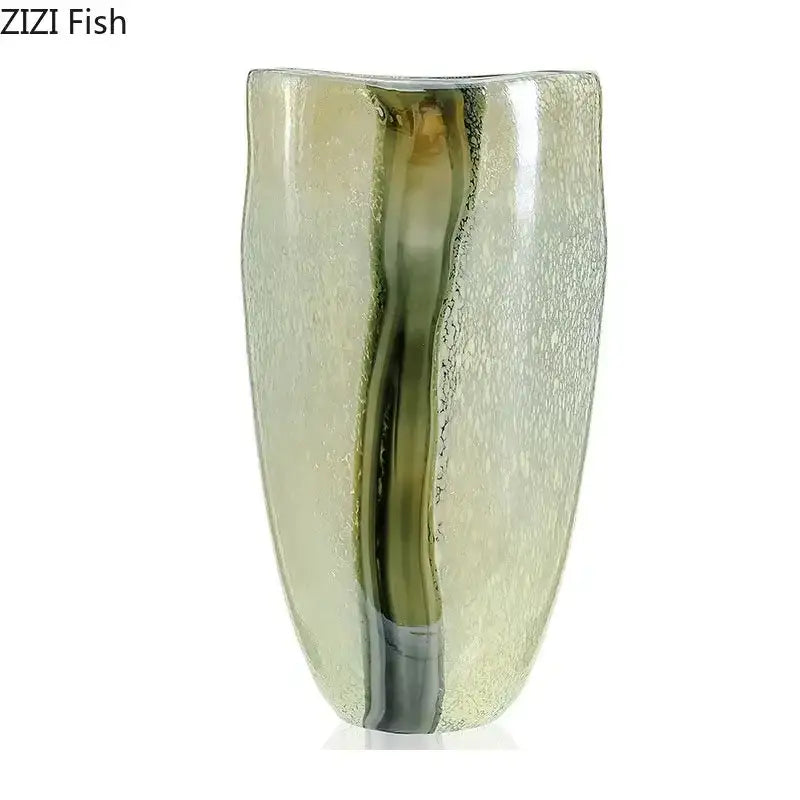 Marbled Glass Vase