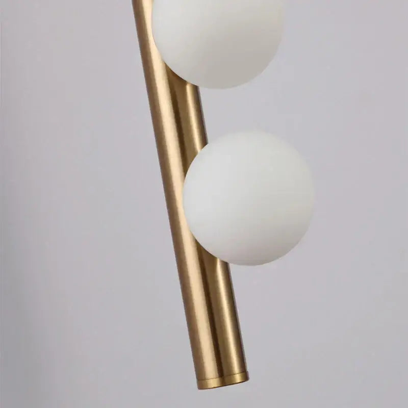Black Glass Spherical Wall Lamp