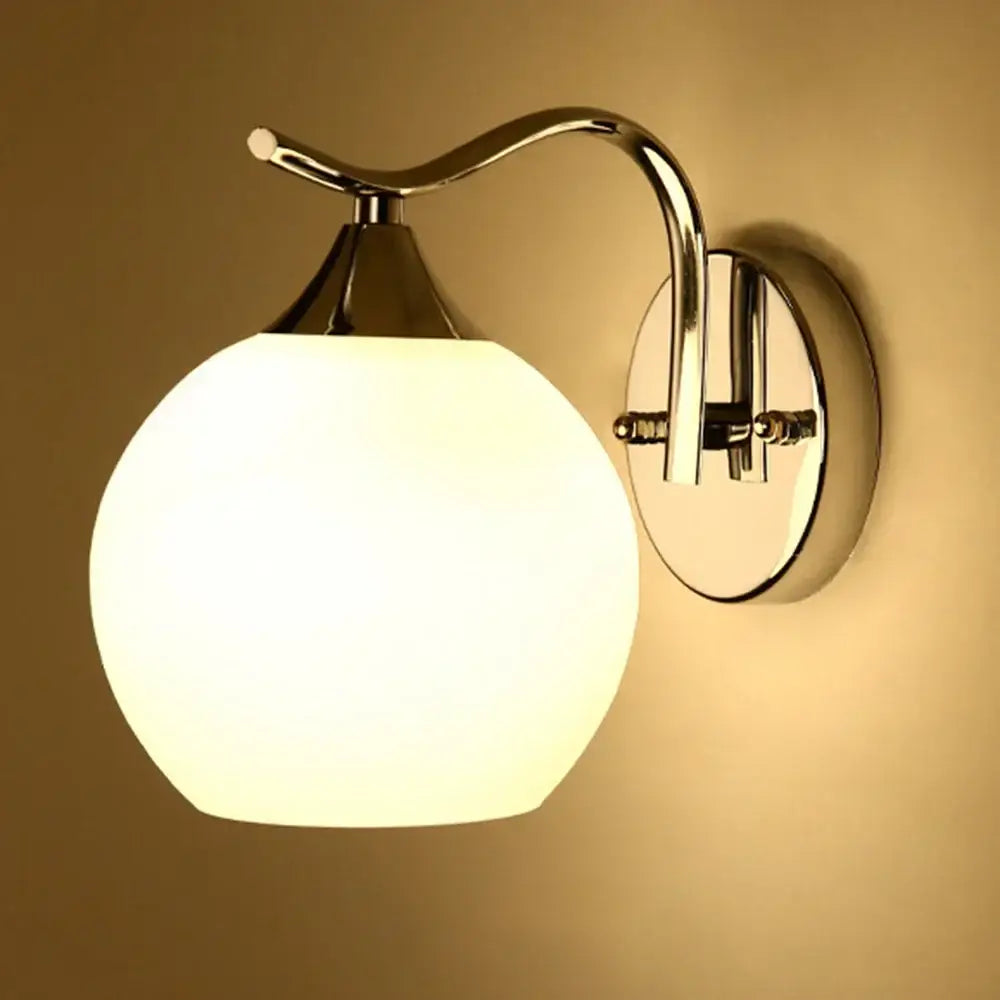 Chrome Frosted Wall Lamp