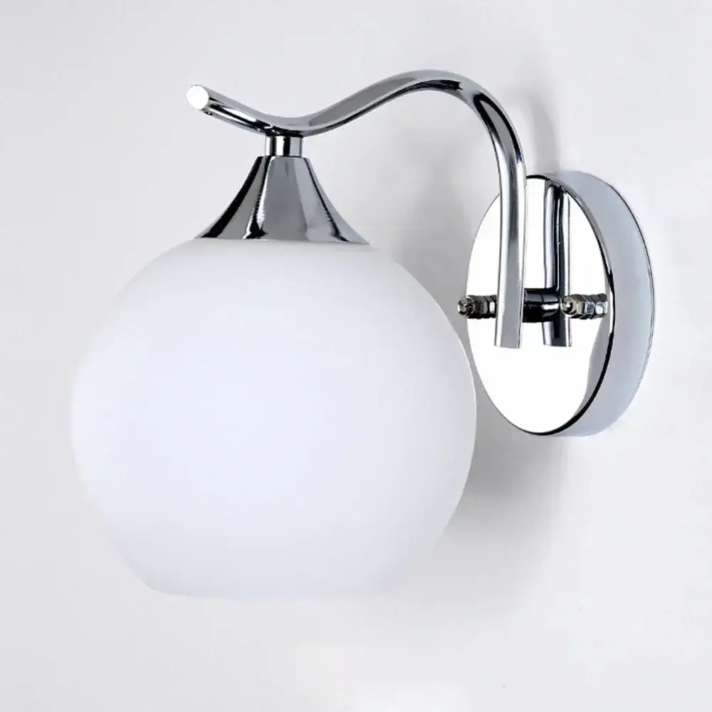 Chrome Frosted Wall Lamp