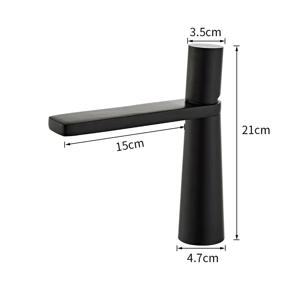 Brushed Gold Basin Faucet