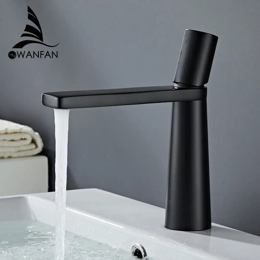 Brushed Gold Basin Faucet