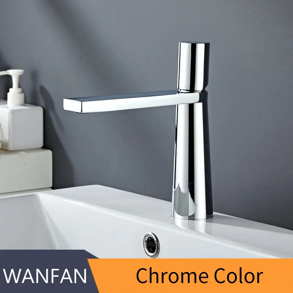 Brushed Gold Basin Faucet