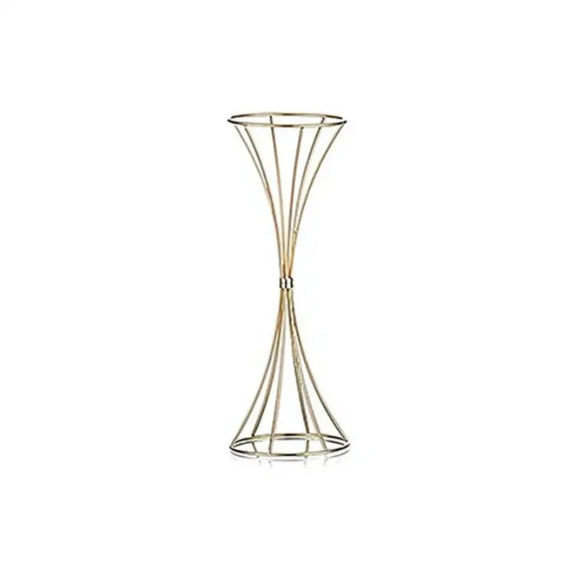 Gold Iron Vase Pedestal