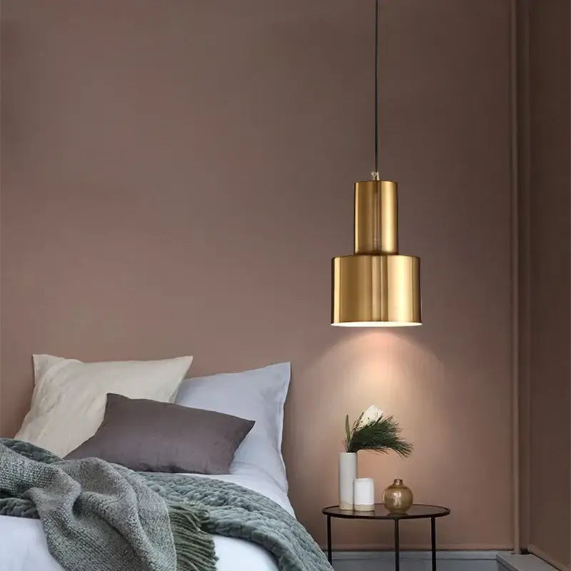 Gold Modern Glass Pendant