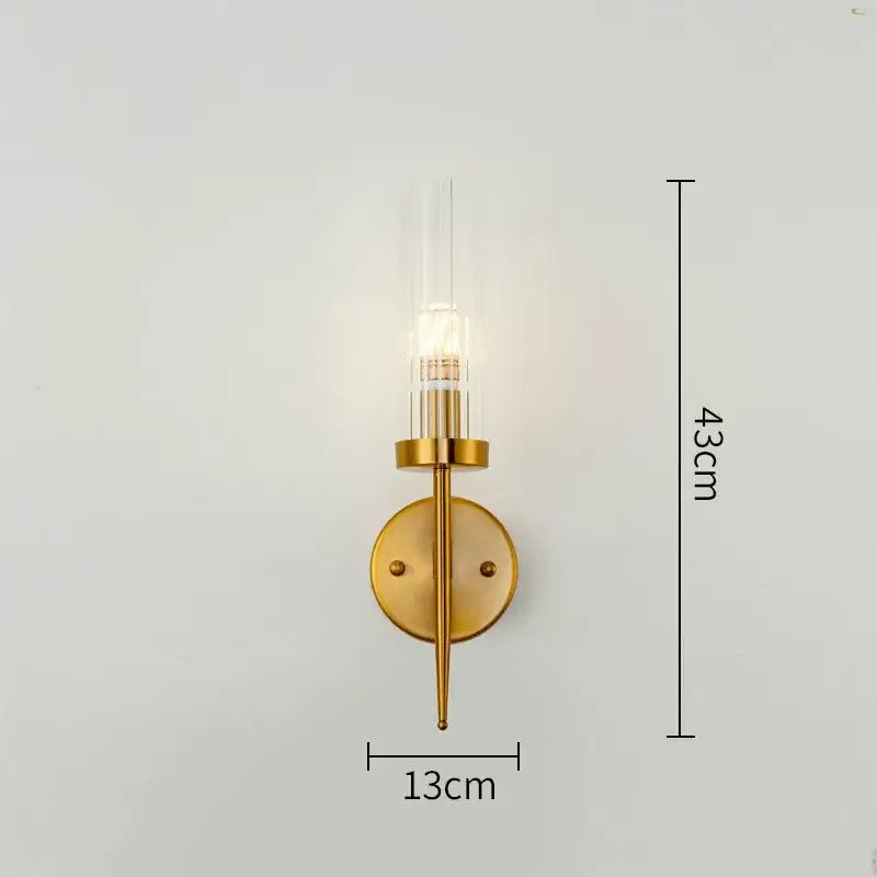 Gold Nordic Glass Chandelier