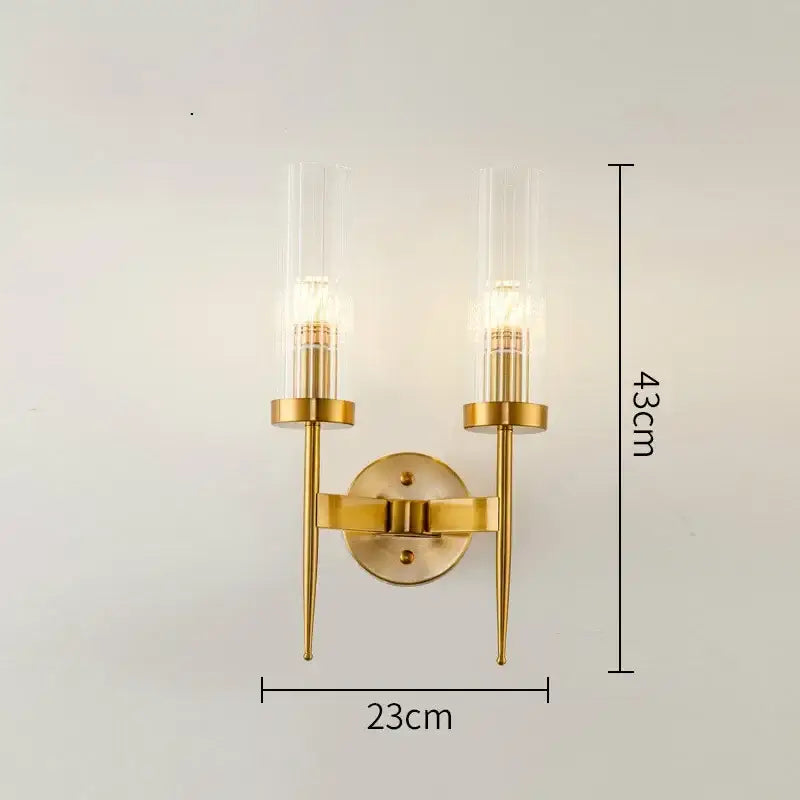 Gold Nordic Glass Chandelier
