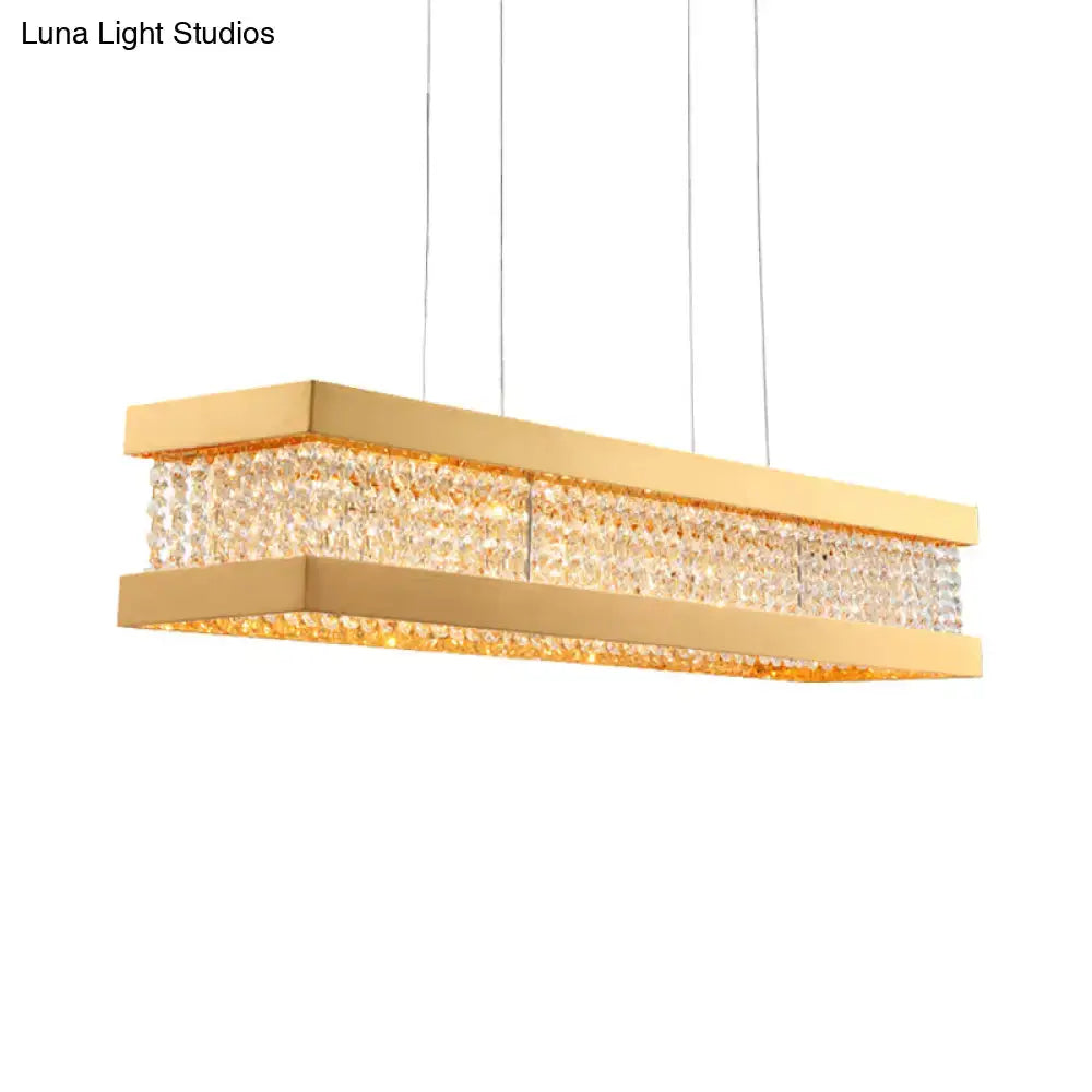 Gold Crystal Ceiling Lamp