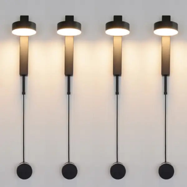 Black Brass Dimmer Wall Sconce