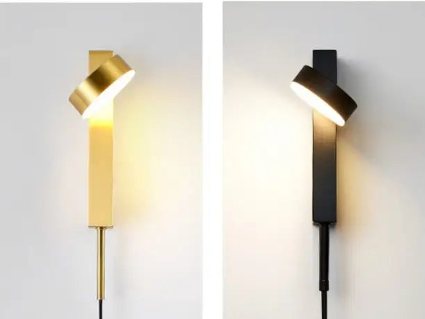 Black Brass Dimmer Wall Sconce