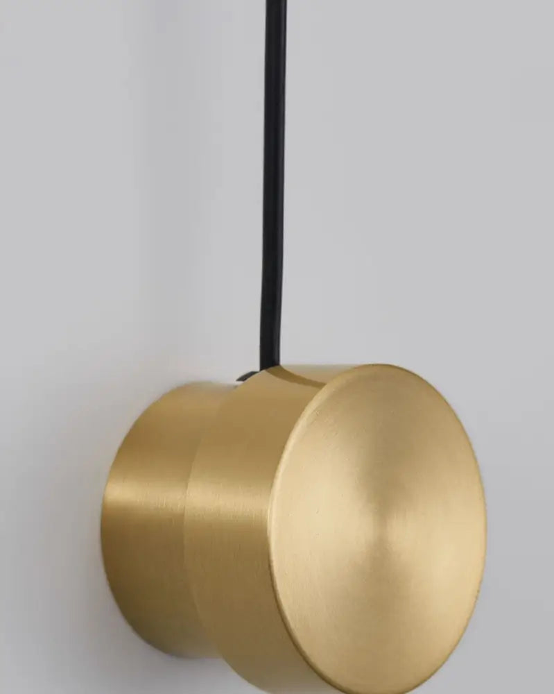 Black Brass Dimmer Wall Sconce