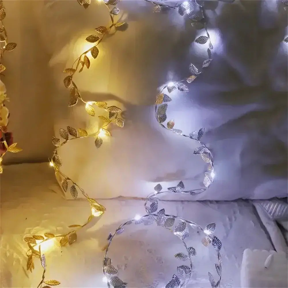 Gold Leaf Fairy Lights