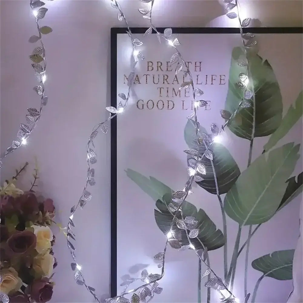 Gold Leaf Fairy Lights