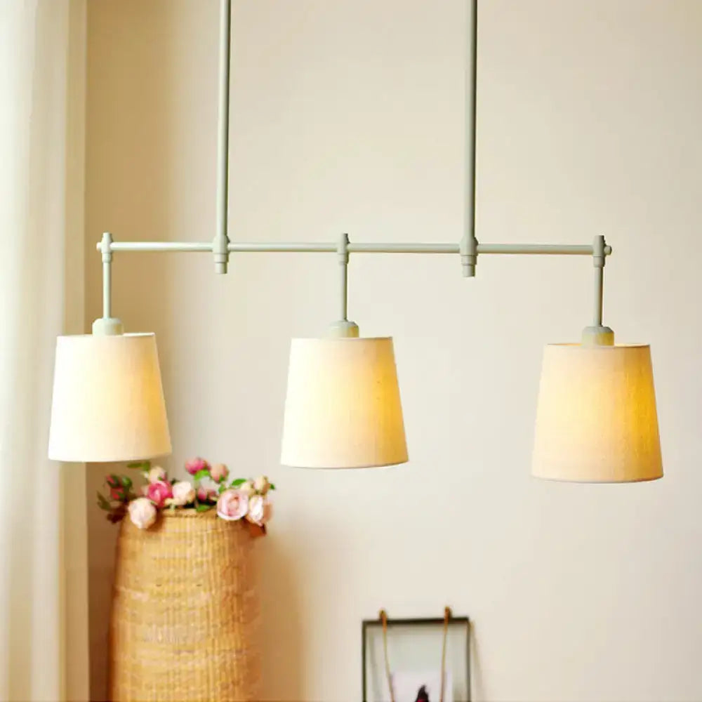 Beige Gray Ceiling Light